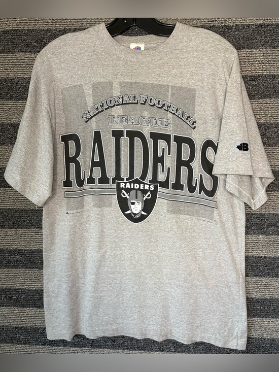 Bulletin Other - Vintage 90’s Bulletin Oakland LA Raiders NFL Grey Single Stitch T-Shirt Medium